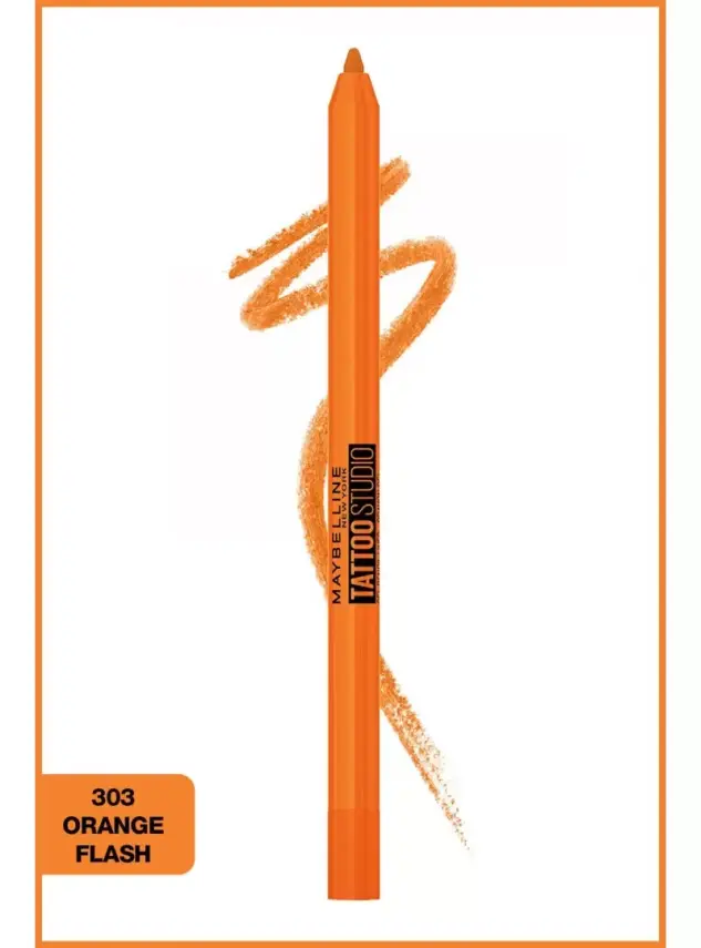 Maybelline New York Tattoo Liner Jel Göz Kalemi - Orange Flash - 303 - 1