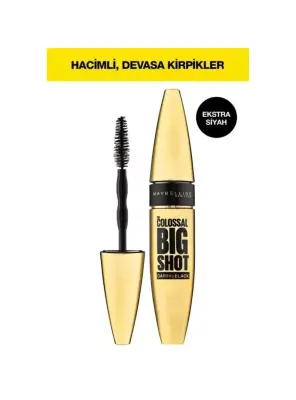 Maybelline New York The Colossal Big Shot Daring Black Maskara - Ekstra Siyah - 2