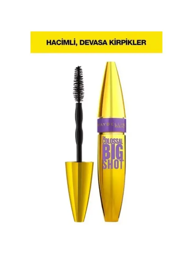Maybelline New York The Colossal Big Shot Siyah Maskara - 2