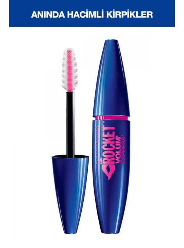 Maybelline New York Volum' Express Rocket Ekstra Siyah Maskara 9,6 ml - Maybelline