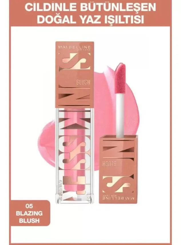 Maybelline Sunkisser Likit Allık - 05 Blazing Blush - 1
