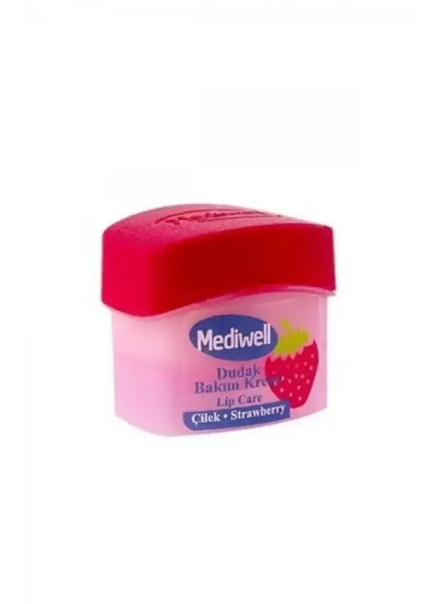 Mediwell Dudak Bakım Kremi - Çilek 5ml - 1