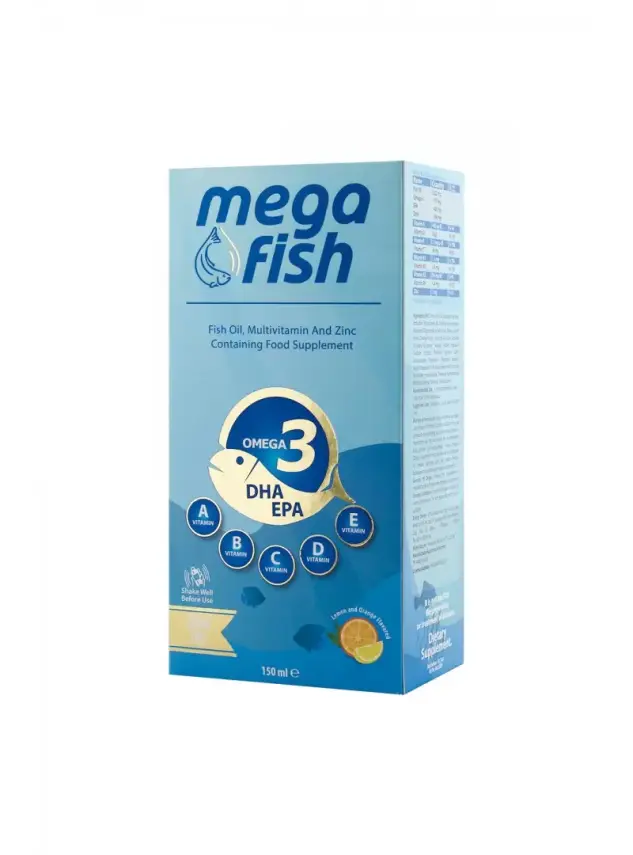Mega Fish Balık Yağı Şurup 150 ml - 1