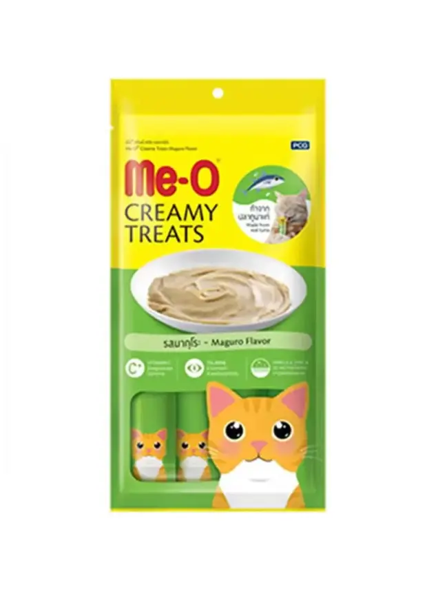 Meo Kremalı Mavi Yüzgeçli Orkinos Balıklı Kedi Sıvı Ödül Maması 4x15 Gr - 1