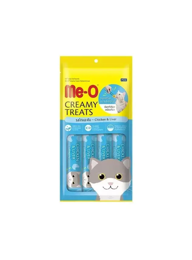 Meo Kremalı Tavuklu Ve Ciğerli Krema Kedi Ödülü 4x15 Gr - 1
