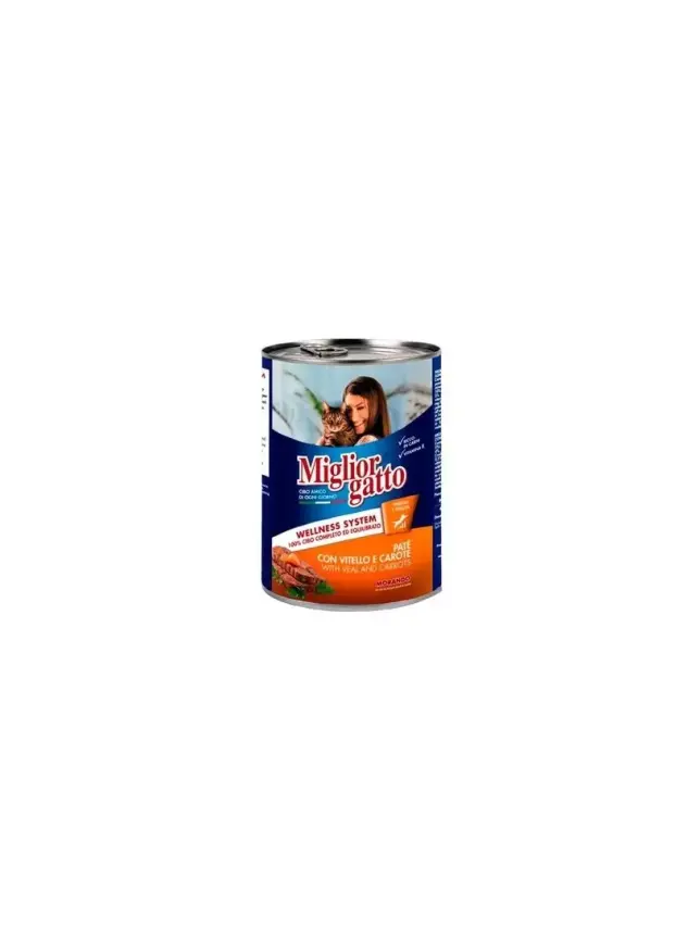 Miglior Kedi Konserve Dana & Havuç Pate 400 Gr - 1