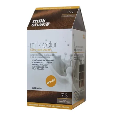 Milk Shake Milk Colour kalıcı Saç Boyası 7.3 - Orta Kumral Dore - EKO KİT - - Milk Shake
