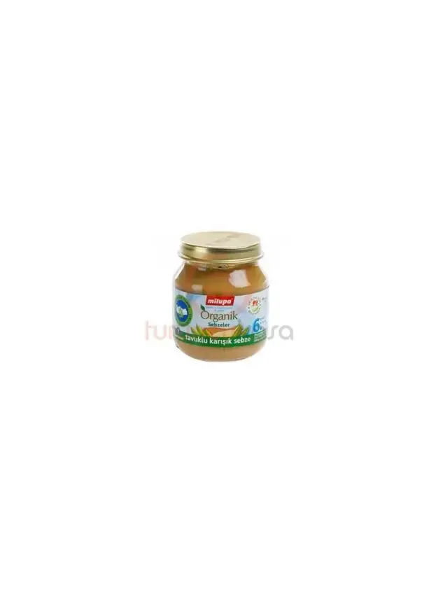 Milupa Organik Tavuklu Karışık Sebze 125 gr - 1