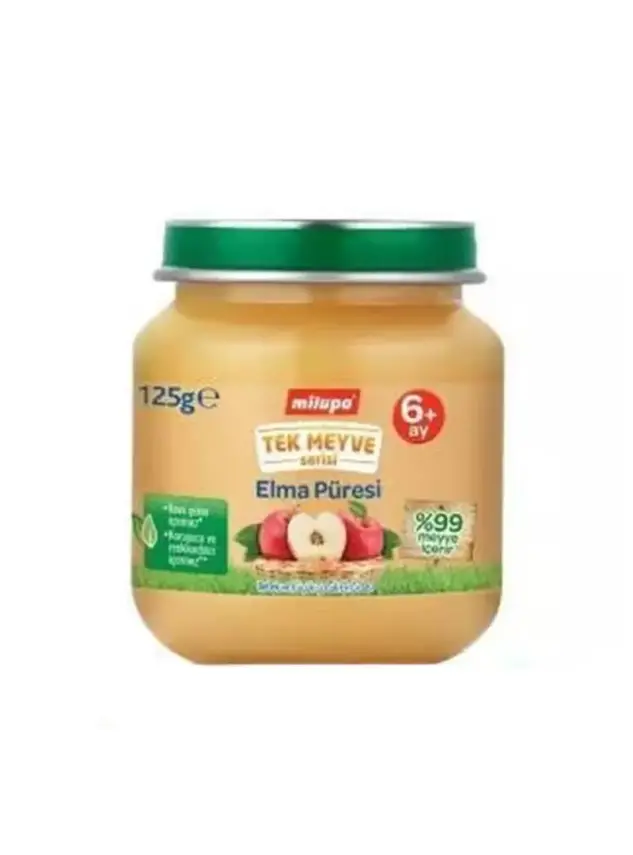 Milupa Tek Meyve Elma Püresi 125g - 1