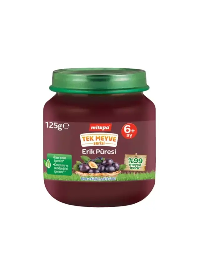 Milupa Tek Meyve Erik Püresi 125g - 1