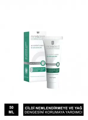 Mineaderm Ac-Control Cream - Akne Karşıtı Bakım Kremi - 50 ml - Mineaderm