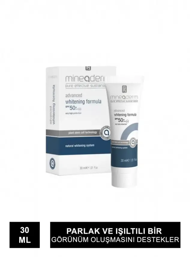 Mineaderm Advanced Whitening Formula Spf50+ - Cilt Tonu Düzenleyici ve Beyazlatıcı Bakım Kremi - 30 ml - 1