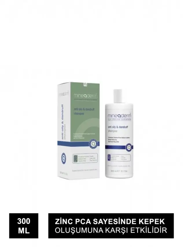 Mineaderm Anti Oily & Dandruff Şampuan 300 ml - 1