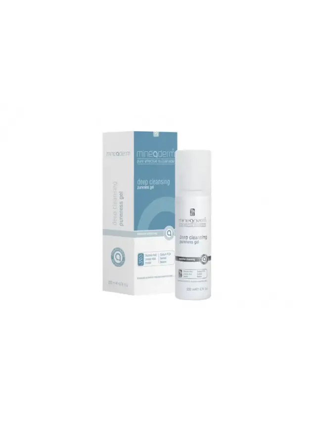 Mineaderm Deep Cleansing Pureness Gel - Derinlemesine Yüz Temizleme Jeli - 200 ml - 2