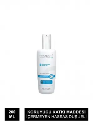Mineaderm Gentle Emollient Shower Gel - Hassas Nemlendirici Duş Jeli - 200 ml - Mineaderm