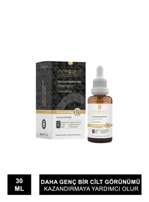 Mineaderm Molecular Encapsulation Retinol Serum - Yaşlılık ve Kırışıklık Karşıtı Retinol Serum - 30 ml - Mineaderm