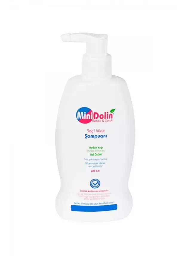 Minidolin Bebek ve Çocuk Saç Vücut Şampuanı 250ml - 1
