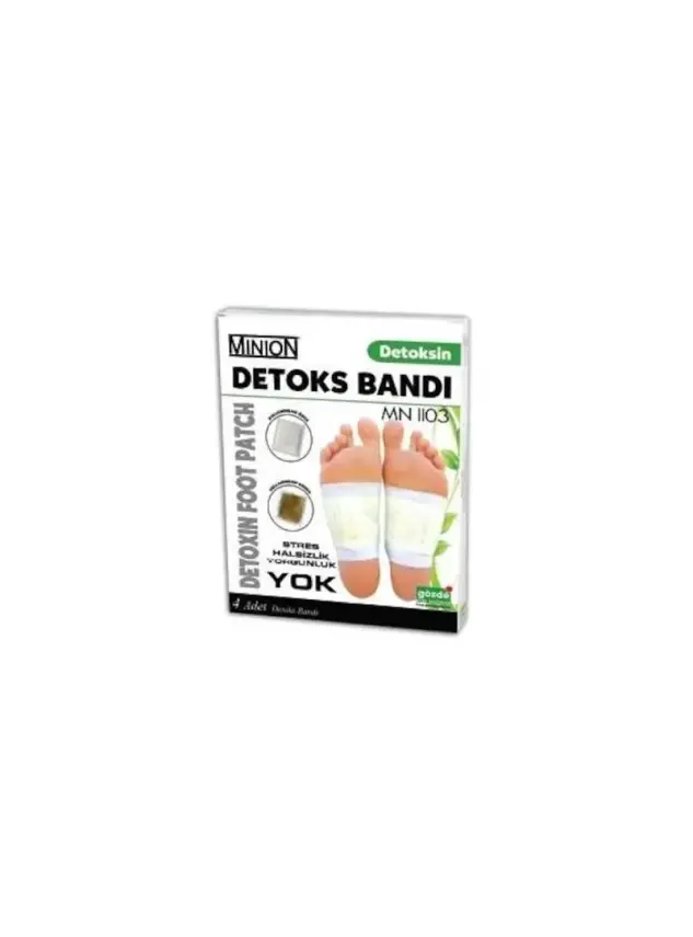 Minion Detox Bandı 4 Adet - 1