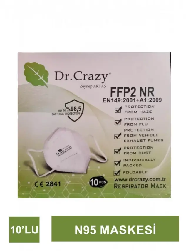 MINION DR.CRAZY Maske FFP2 N95 10'LU Box - 1
