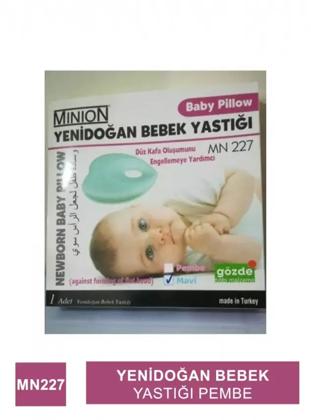 Minion Yenidoğan Bebek Yastığı Pembe Mn 227 - 2
