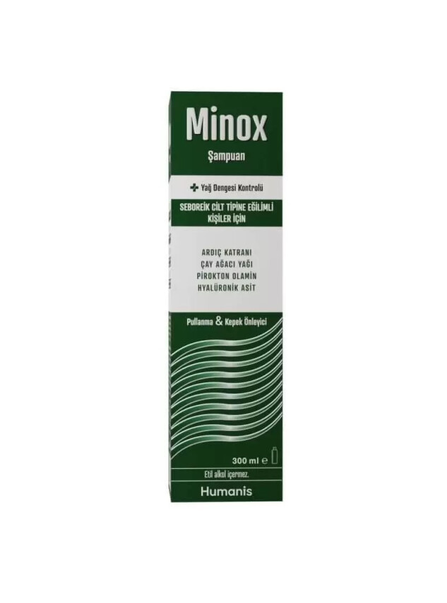 Minox Seboreik Cilt Tipine Eğilimli Şampuan 300ml - Humanis