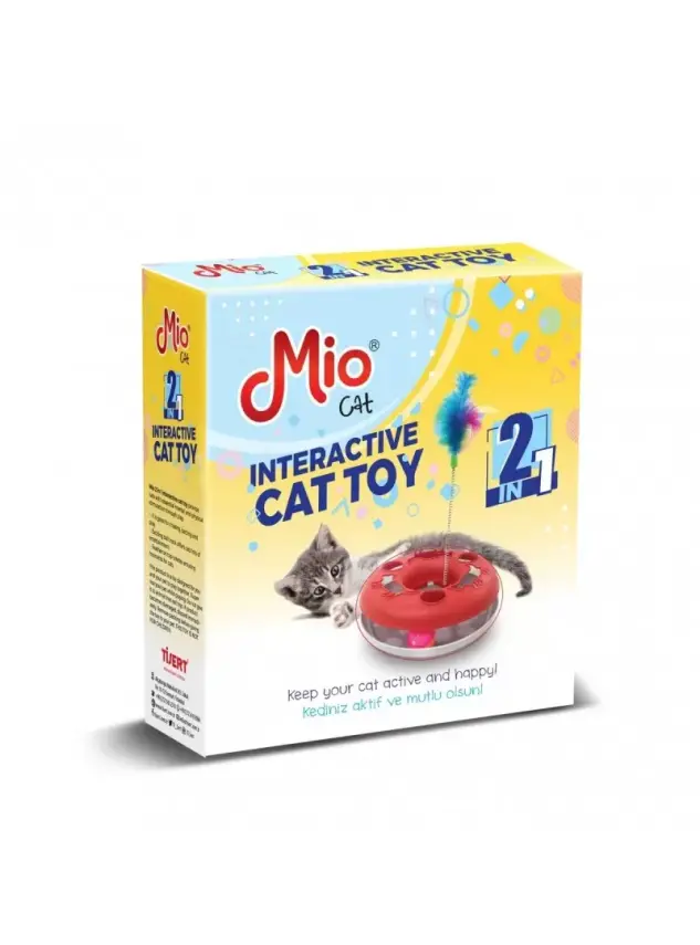 Mio Cat Toy 2'si 1 Arada İnteraktif Kedi Oyuncağı - 1