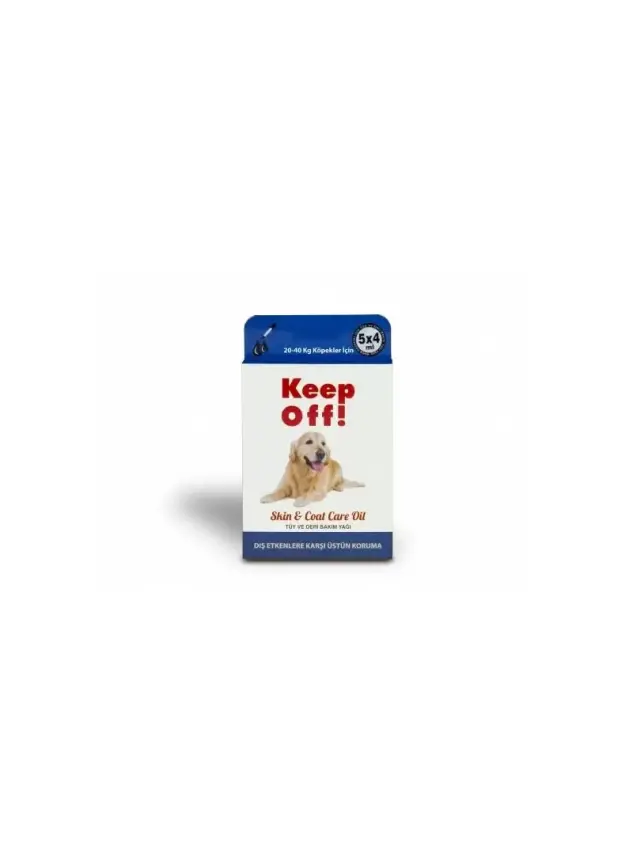 Mki Keep Off Büyük Irk Köpekler İçin -20-40 Kg- Ense Damlası 5X2.5 Ml - 1