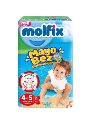 Molfix Mayo Bez Beden:4-5 -9-15Kg- 11 Adet - 1