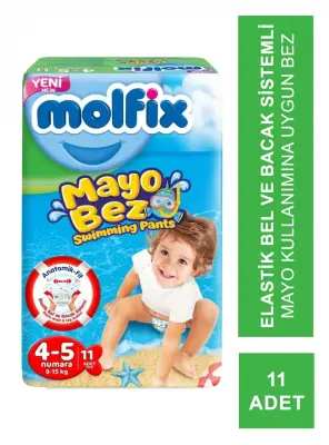 Molfix Mayo Bez Beden:4-5 -9-15Kg- 11 Adet - 2
