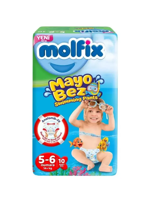 Molfix Mayo Bez Beden:5-6 -14+Kg- 10 Adet - 1
