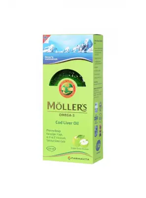 Möller's Omega Şurup Doğal Elma Aromalı 250 ml - Möllers