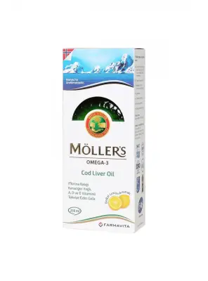 Möller's Omega Şurup Limon Aromalı 250 ml - Möllers