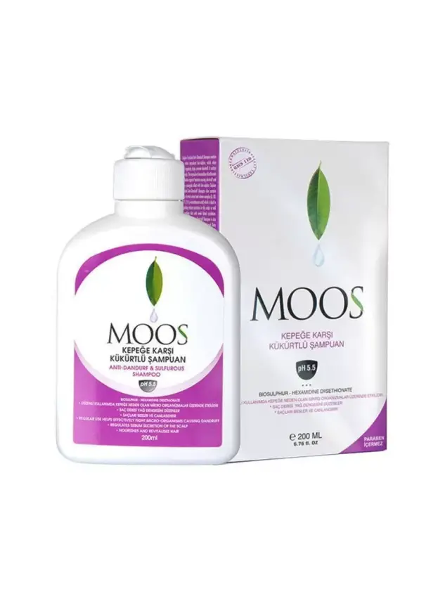 Moos Kepeğe Karşı Kükürtlü Şampuan 200 ml - 1