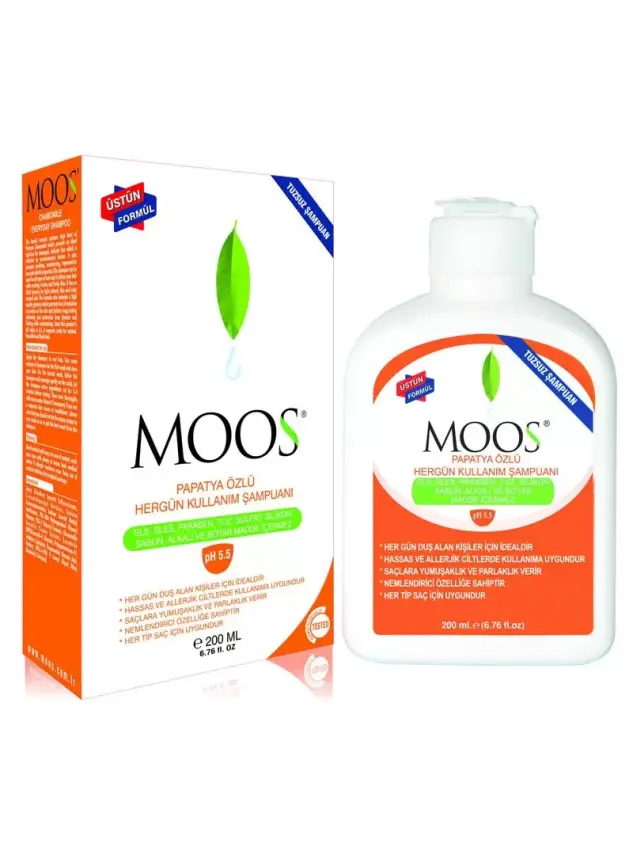 Moos Papatya Özlü Her Gün Kullanım Şampuanı 200 ml - 1