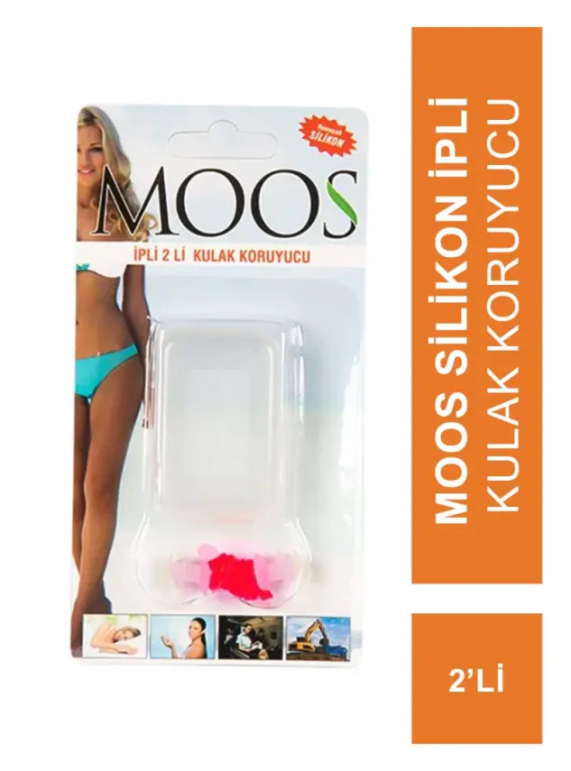 Moos Silikon İpli Silikon Kulak Tıkacı 2'li - 1