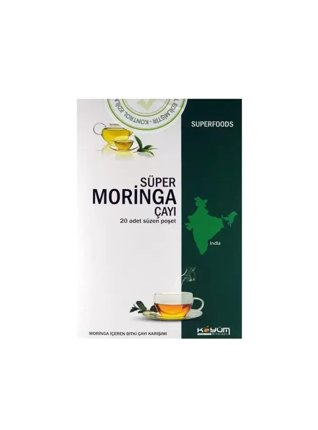 Moringa Çayı 20 Adet Süzen Poşet - 1