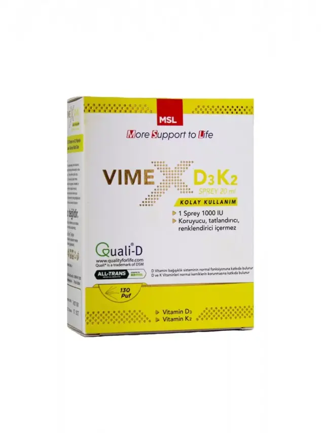 Msl Vimex D3K2 Sprey 20ml - 2