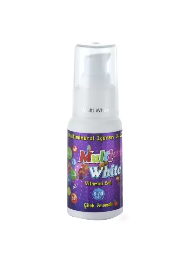 Multi White Multivitamin ve Multimineral İçeren Çocuk Diş Macunu 50 ml - 1