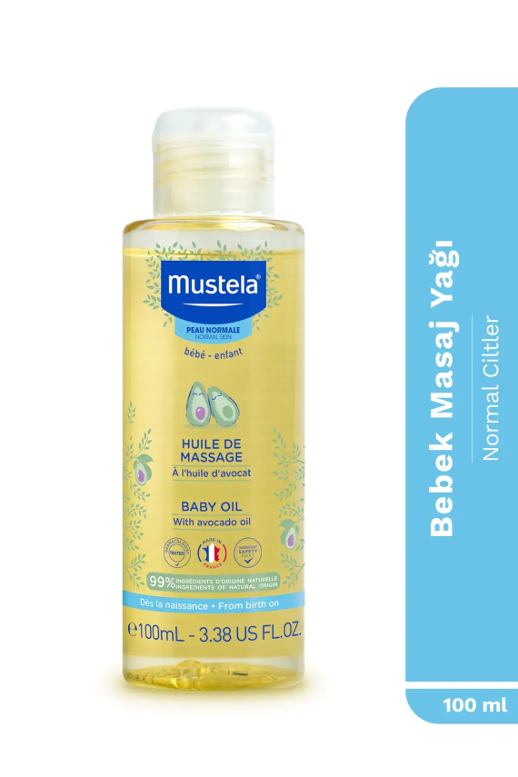 Mustela Baby Oil 100 ml Masaj Yağı - 1