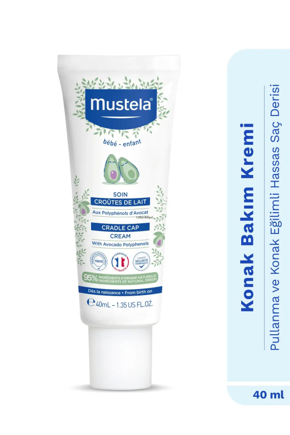 Mustela Cradle Cap Cream 40 ml Konak Kremi - 1