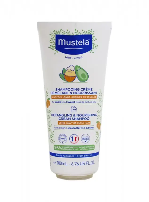 Mustela Detangling & Nourishing Cream Shampoo ( Kolay Tarama Sağlayan Şampuan ) 200 ml - 2