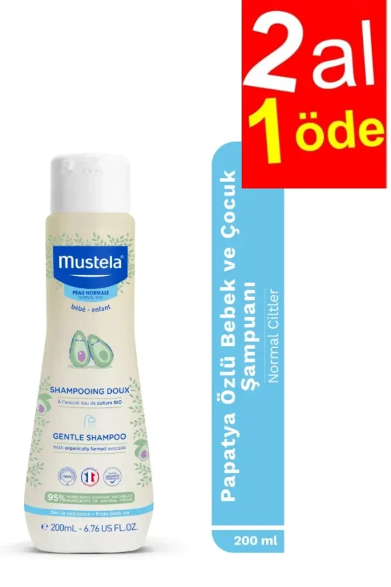 Mustela Gentle Papatya Özlü 200 ml Şampuan - 2AL1ÖDE - 1