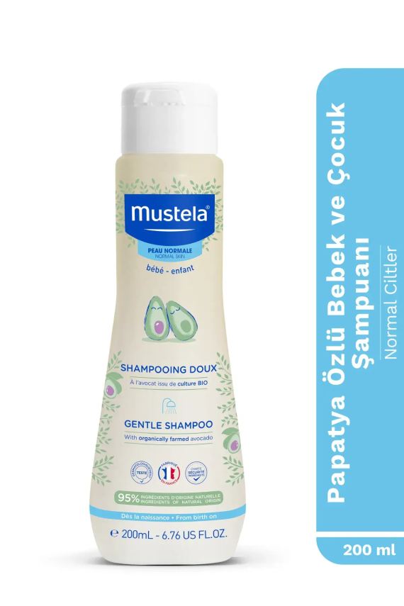 Mustela Gentle Papatya Özlü 200 ml Şampuan - 1