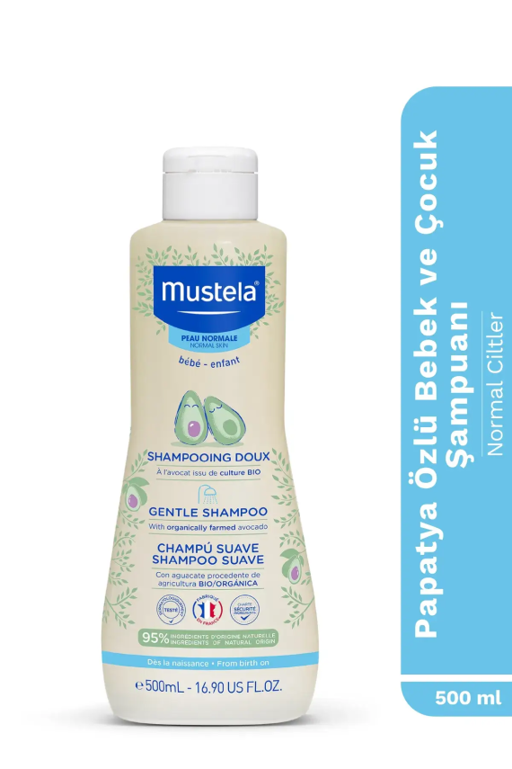 Mustela Gentle Papatya Özlü Şampuan 500 ml - 1