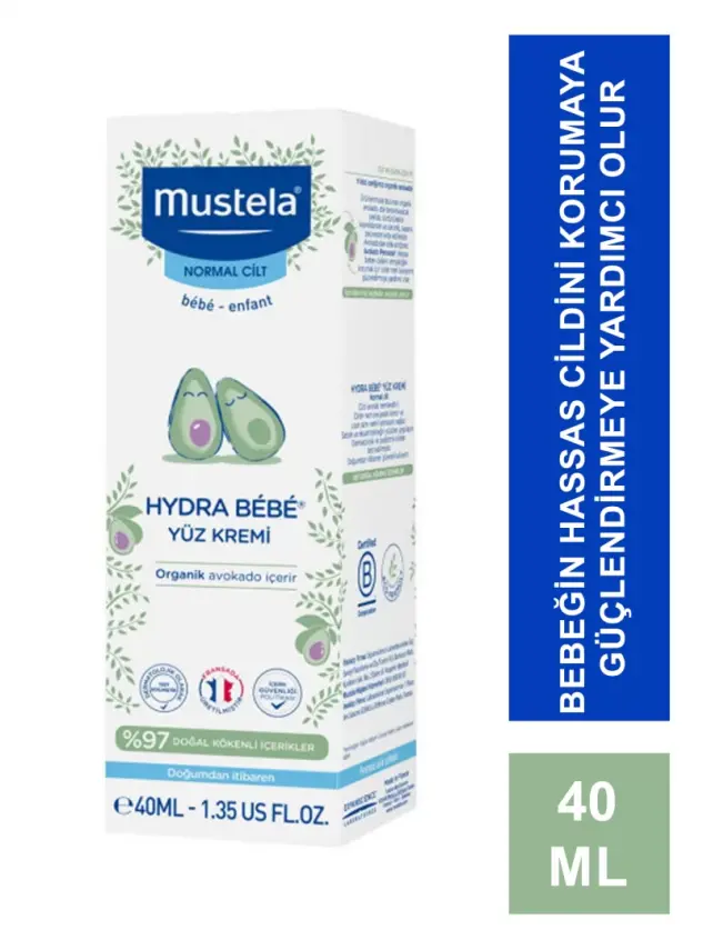 Outlet - Mustela Hydra Bebe Facial Cream 40 ml Yüz Kremi - 1
