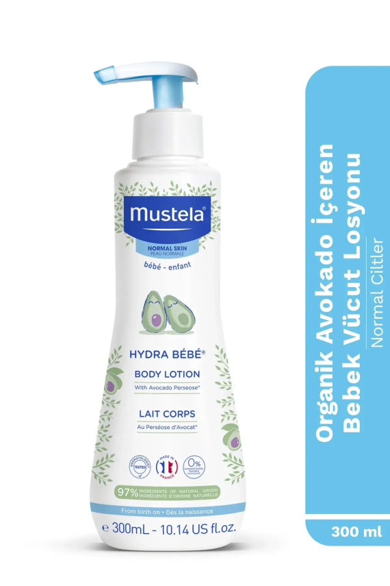 Mustela Hydra Bebe Lait Corps Body 300 ml Vücut Losyonu - 1