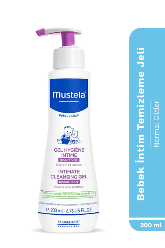Mustela Intimate Cleansing Gel 200 ml İntim Temizleme Jeli - 1