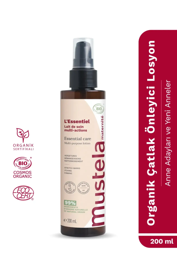 Mustela Maternite Essential Care Multi-Purpose Losyon - Çok Amaçlı Temel Bakım Losyonu - 200 ml - 1