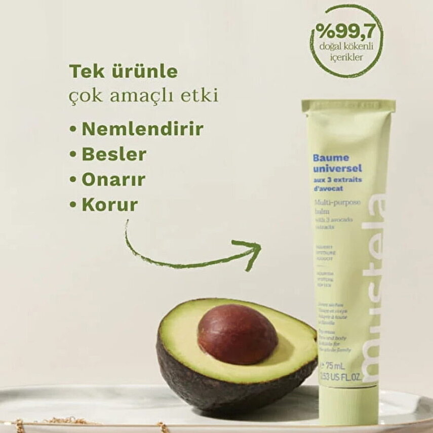 Mustela Multi-Purpose Balm 3 Etkili Avokado Balsam 75 ml - 3