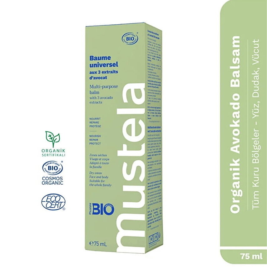 Mustela Multi-Purpose Balm 3 Etkili Avokado Balsam 75 ml - 1